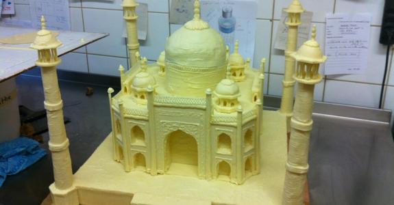 Le véritable Taj Mahal est une déclaration d’amour architecturale. On peut en dire autant de cette version en chocolat blanc !